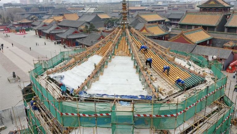 傳統工藝守護400年瀋陽故宮大政殿